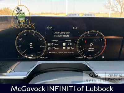 2025 INFINITI QX80 SENSORY